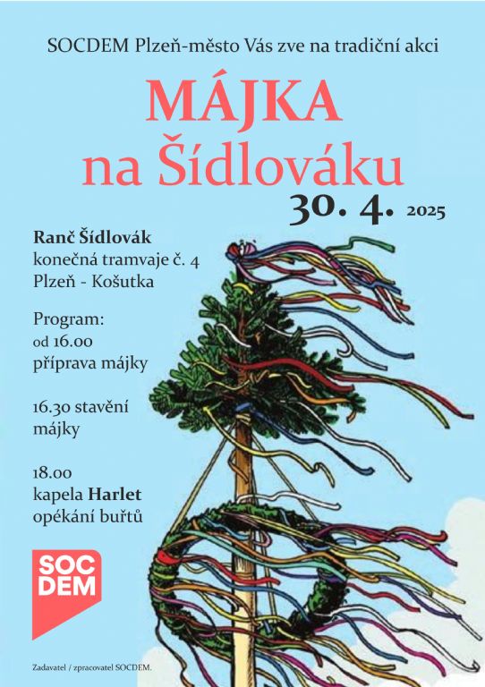 Tradiční májka Socdem na Šídlováku